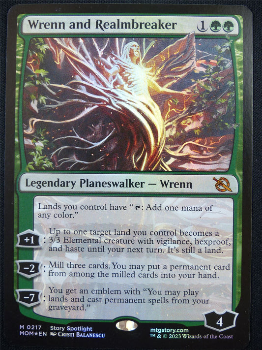 Wrenn and Realmbreaker Foil - MOM - Mtg Card #YY