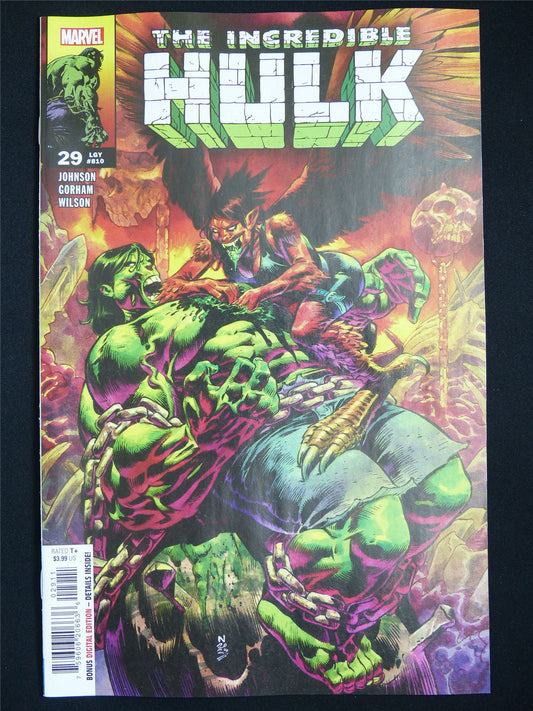 The Incredible HULK #29 - nov 2025 Marvel Comic #42E