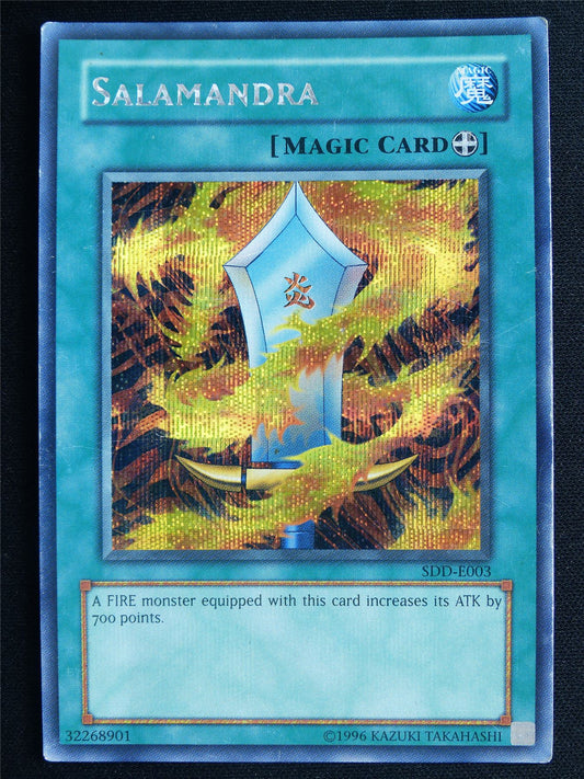 Salamandra SDD Secret Rare - 1st ed Yugioh Card #4RO