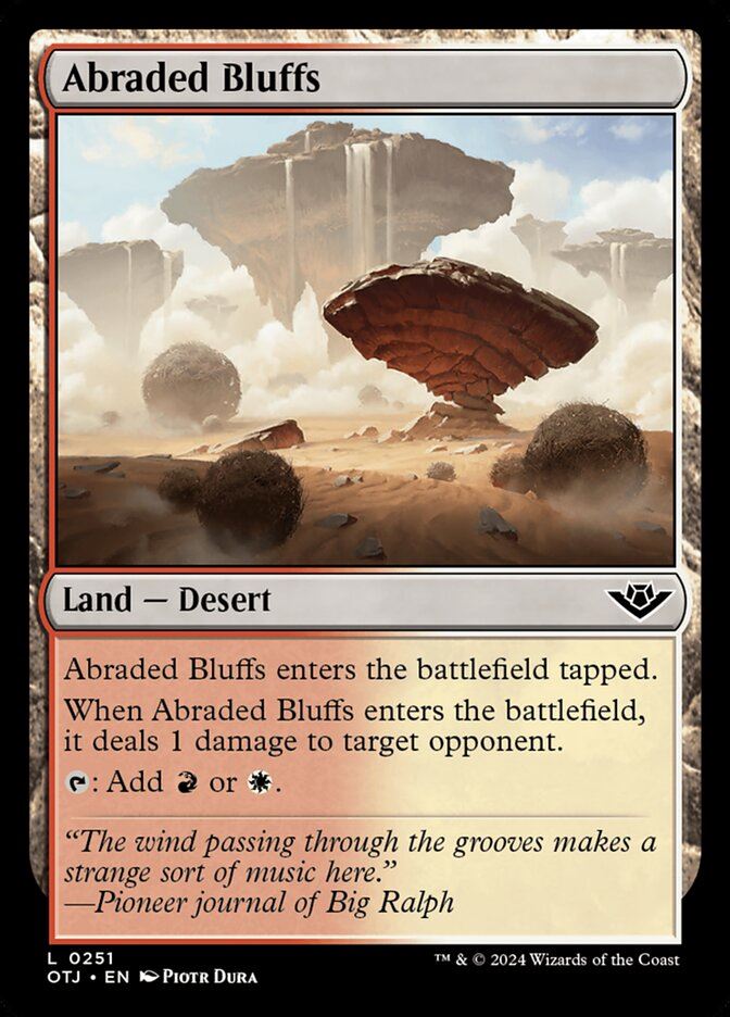 Abraded Bluffs - Outlaws of Thunder Junction otj