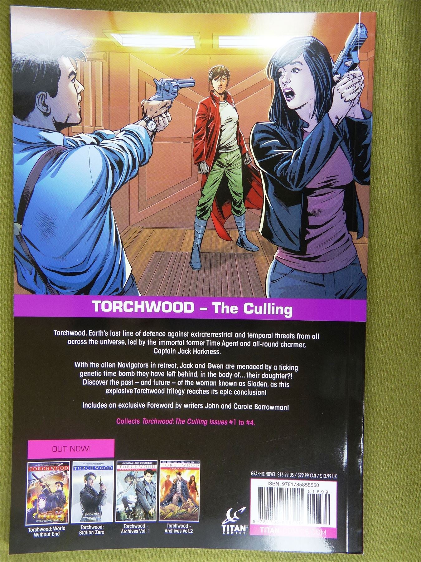 Torchwood The Culling - Graphic novel Sotfback #E