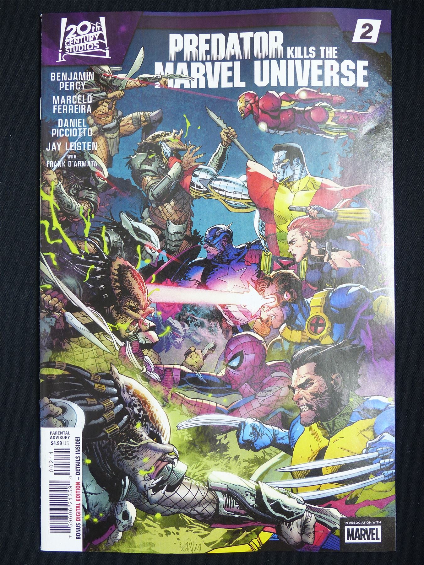 PREDATOR Kills the Marvel Universe #2 - Nov 2025 Marvel Comic #42V
