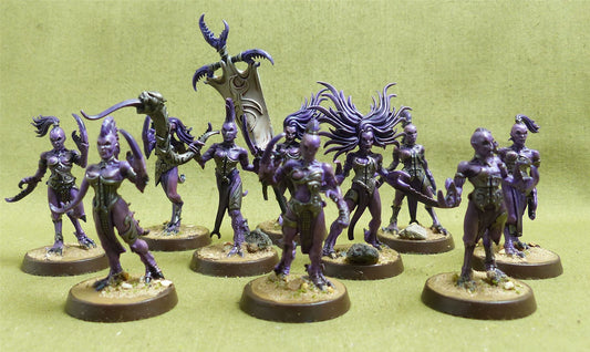Daemonettes painted - Hedonites of Slaanesh - Warhammer AoS #326