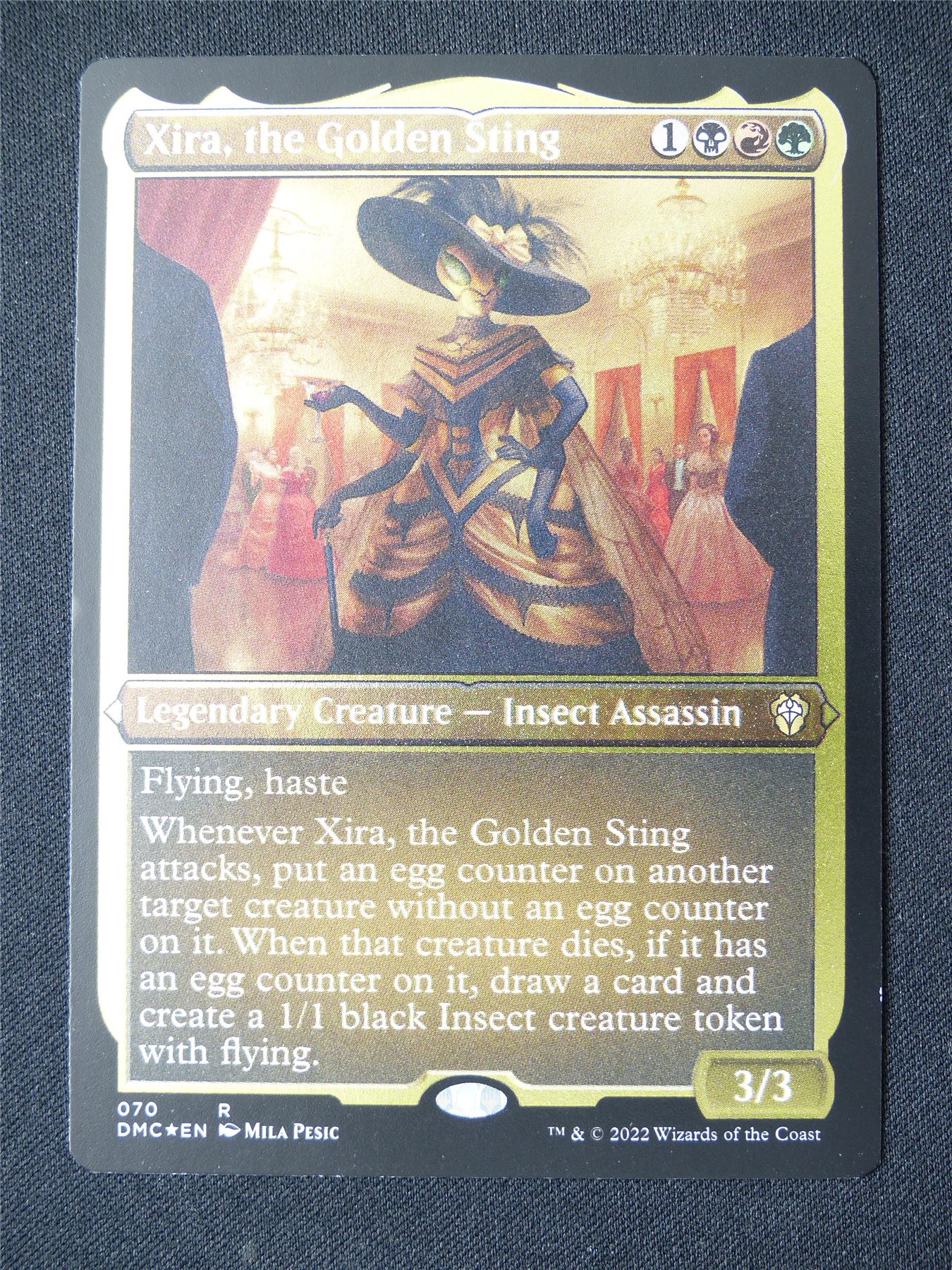 Xira the Golden Sting Etched Foil - DMC - Mtg Card #31N