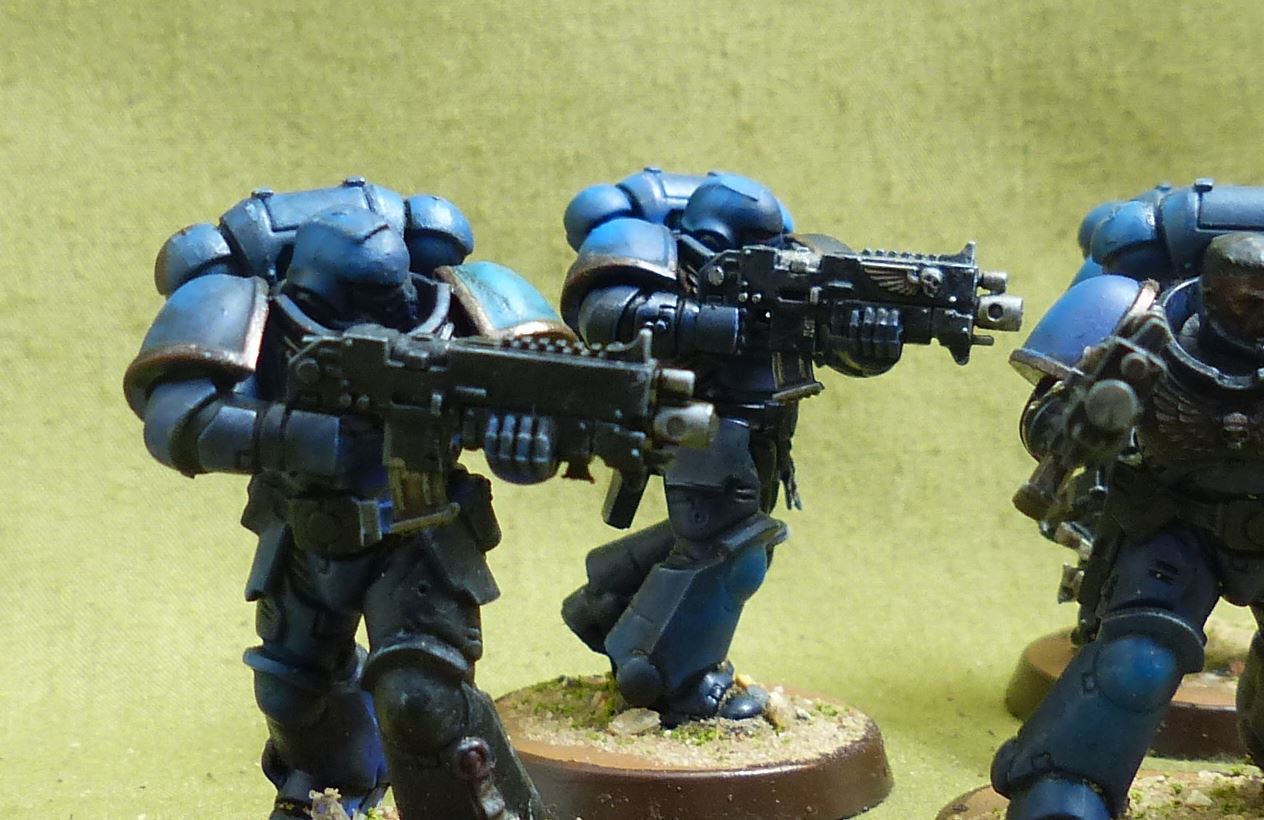 Intercessor Squad set of 5 Painted - Ultramarines - Warhammer 40K #251