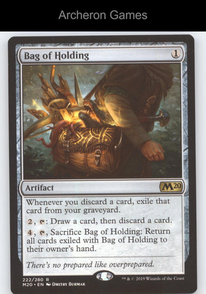 Bag of Holding 222 R MTG Card Promo Pack: Core Set 2020