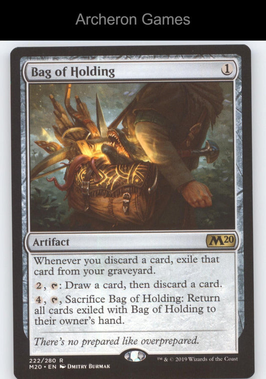 Bag of Holding 222 R MTG Card Promo Pack: Core Set 2020