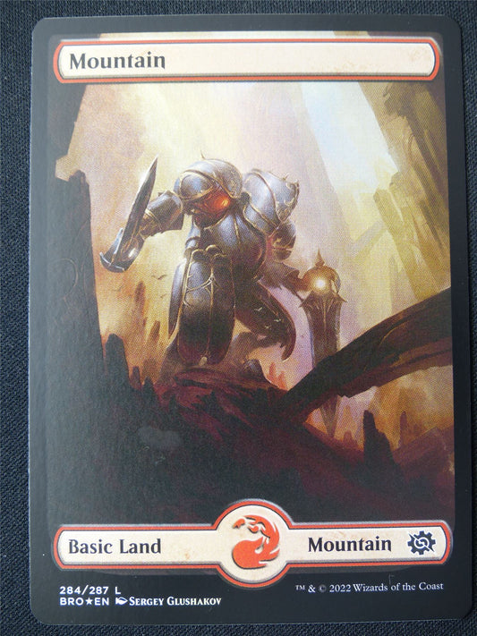 Mountain Full Art Foil 284/287 - BRO - Mtg Card #27Z