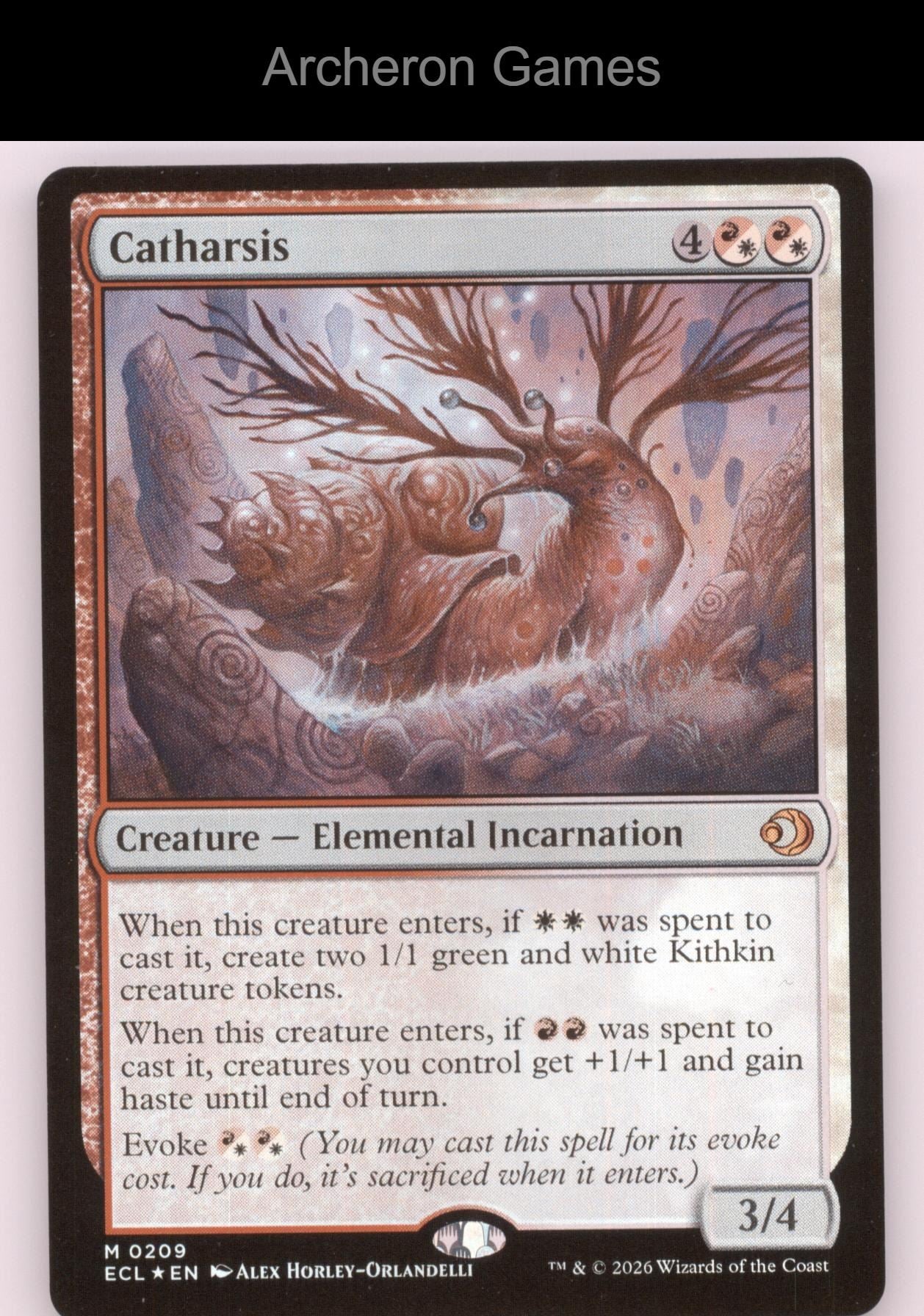 Catharsis ECL 209 Mythic MTG Card Lorwyn Eclipsed