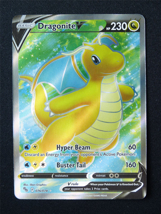 Dragonite V 076/078 Textured Holo - Pokemon Card #60W