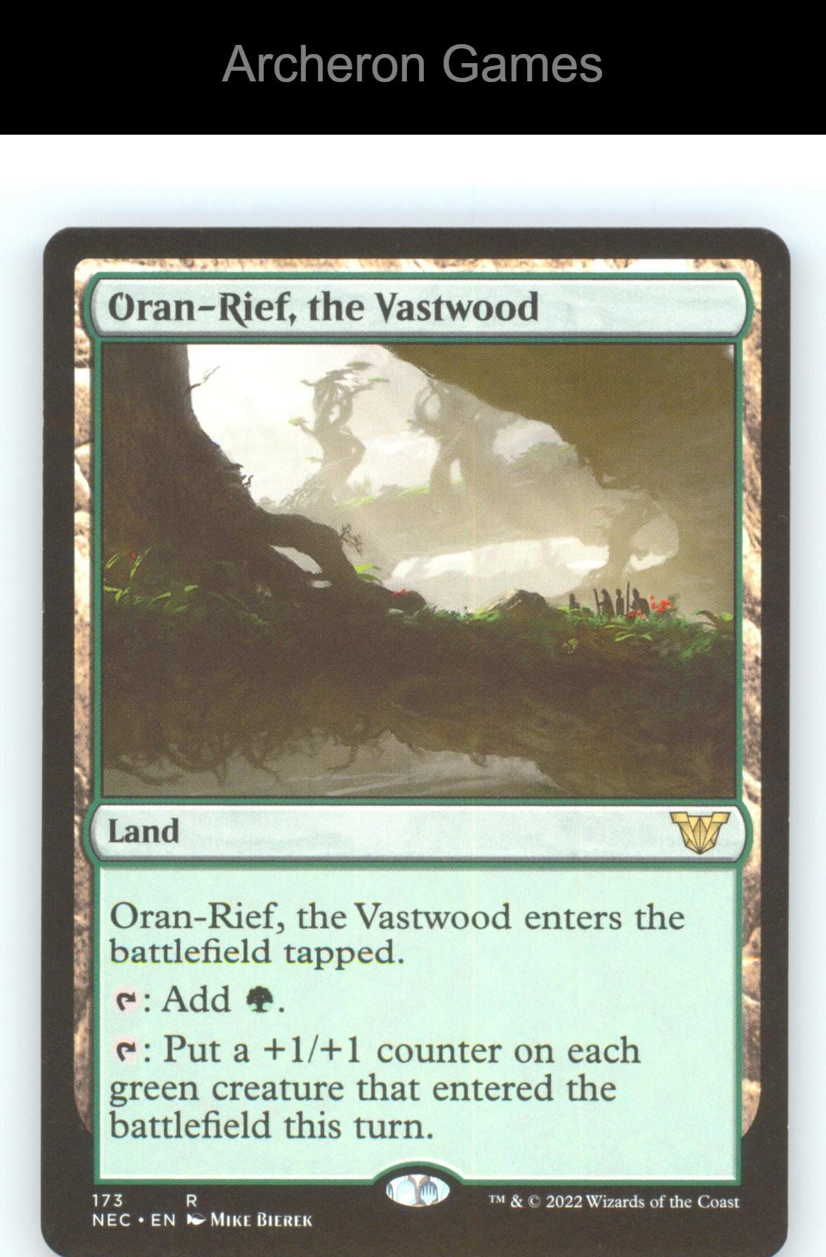 Oran-Rief, the Vastwood NEC 173 R MTG Card NM/EX+