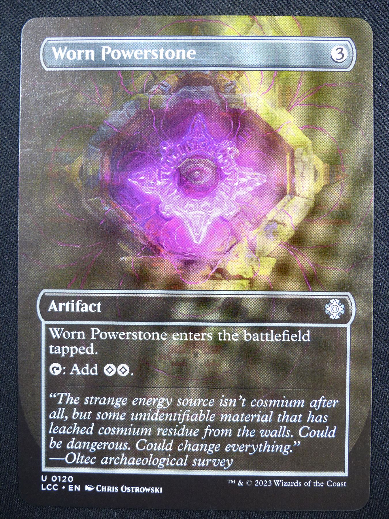 Worn Powerstone Borderless - LCC - Mtg Card #2GO