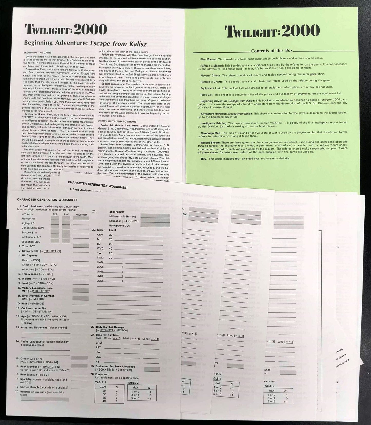 Twilight 2000 - Vintage 1984 Game #62