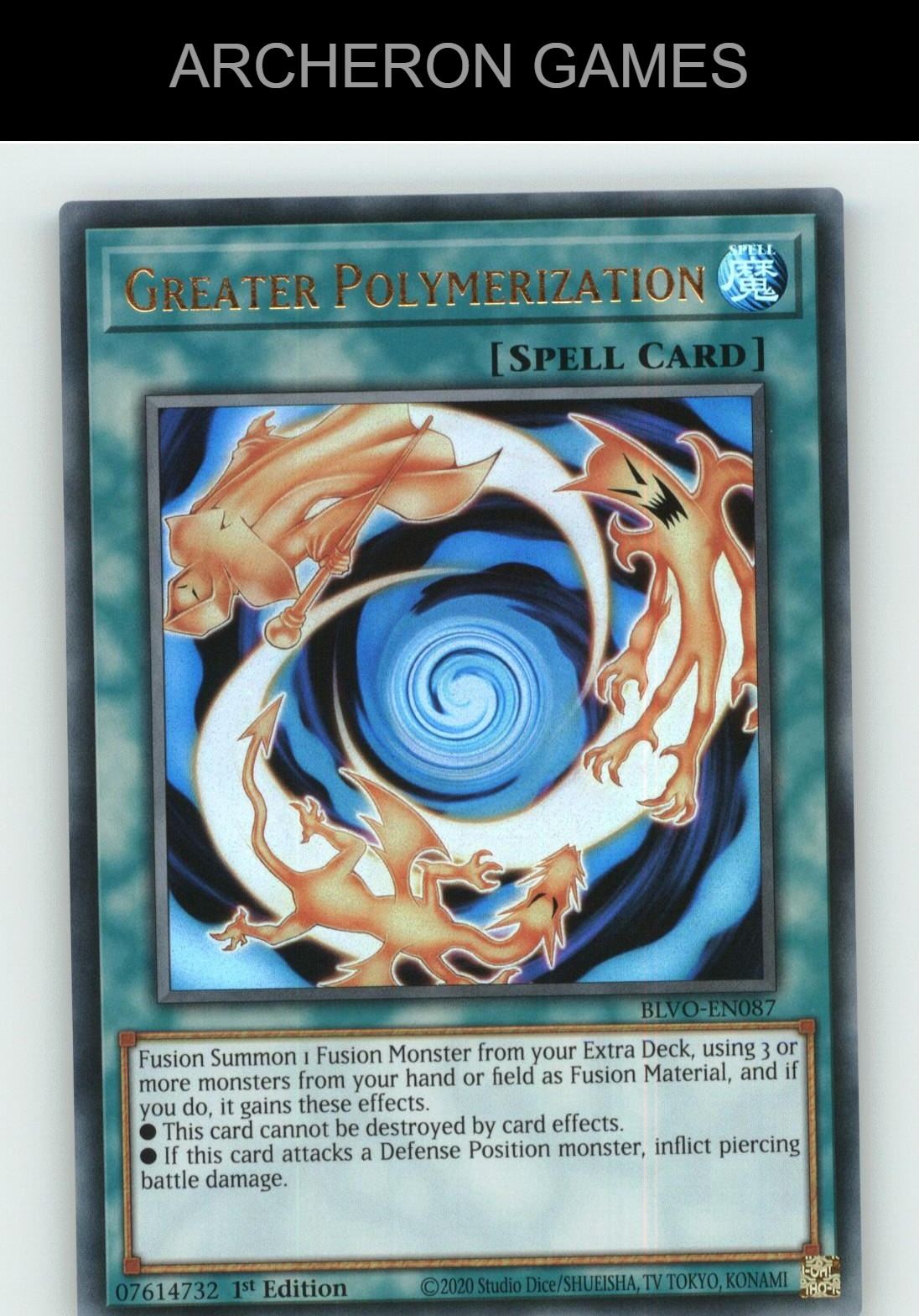 Greater Polymerization Ultra Rare YUGIOH Card