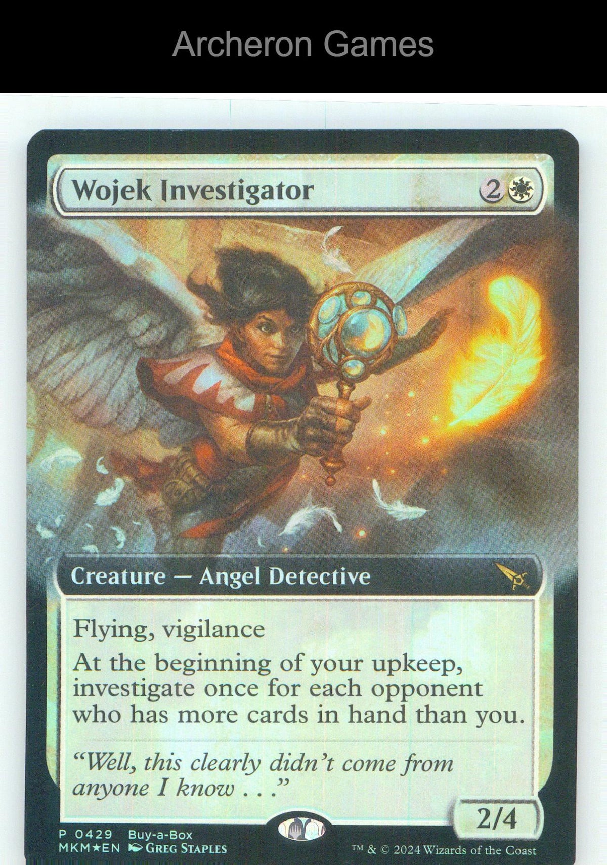 Wojek Investigator 429 P MTG Card NM/EX+ Foil