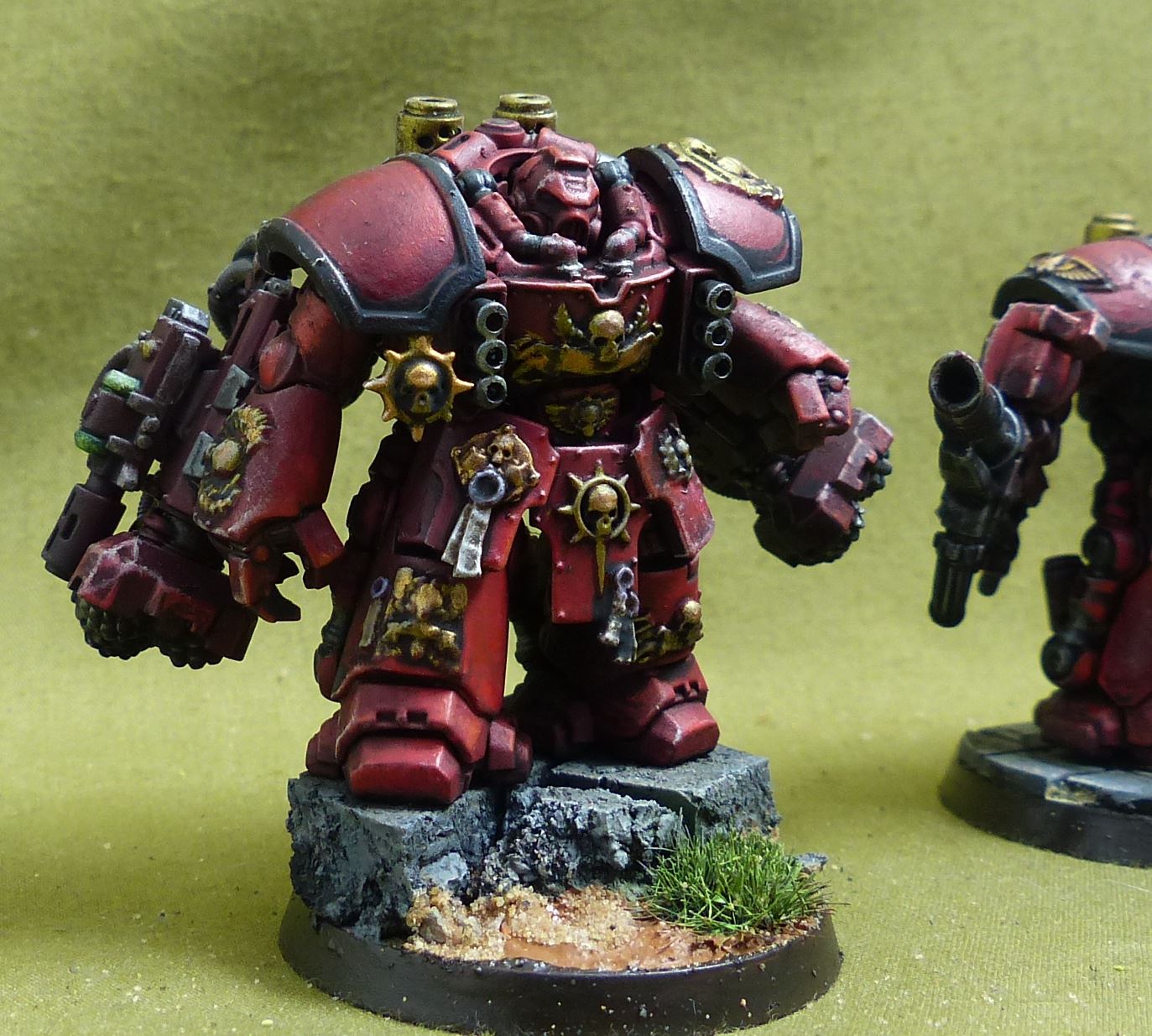 Centurion Devastator Squad painted - Blood Angels - Warhammer 40K #5C0