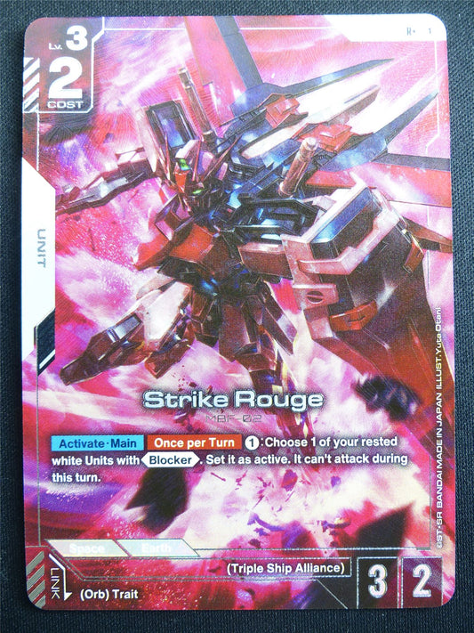 Strike Rouge GD01-069 R+ Foil - Gundam Card #4ES
