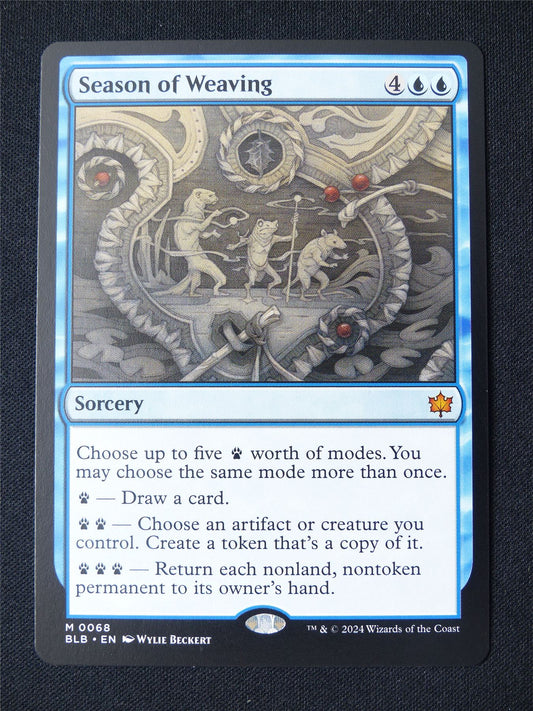 Season of Weaving - BLB - Mtg Card #12E