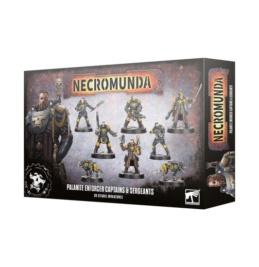 Palanite Enforcer Captains & Sergeants - Necromunda - Available from 27/09/25