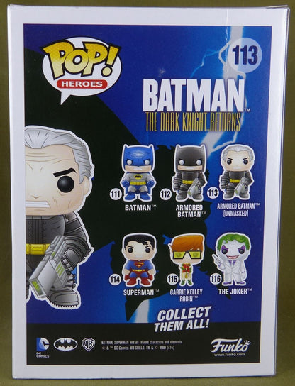 Armoured Batman Unmasked - The Dark Knight returns - Funko POP #2W7