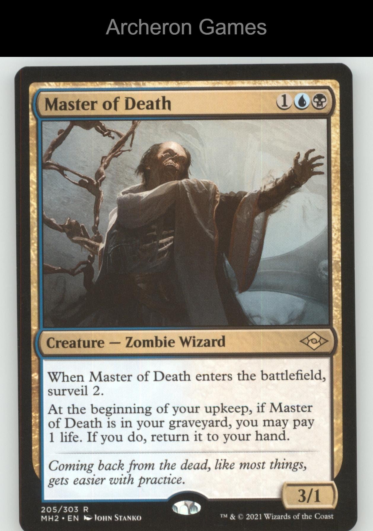 Master of Death 205 R MTG Card Modern Horizons 2