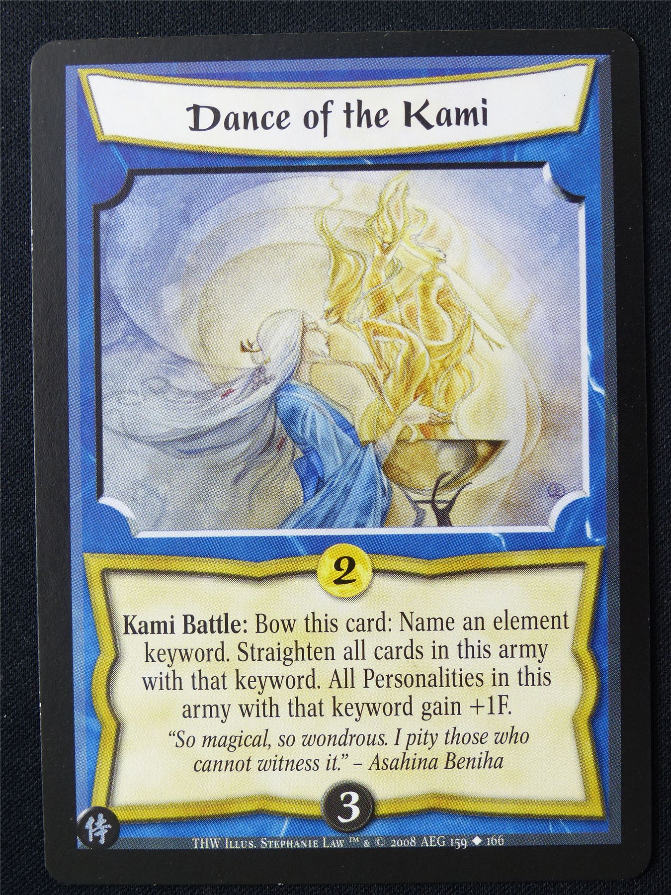 Dance of the Kami - THW - Legend of the Five Rings L5R Card #10O