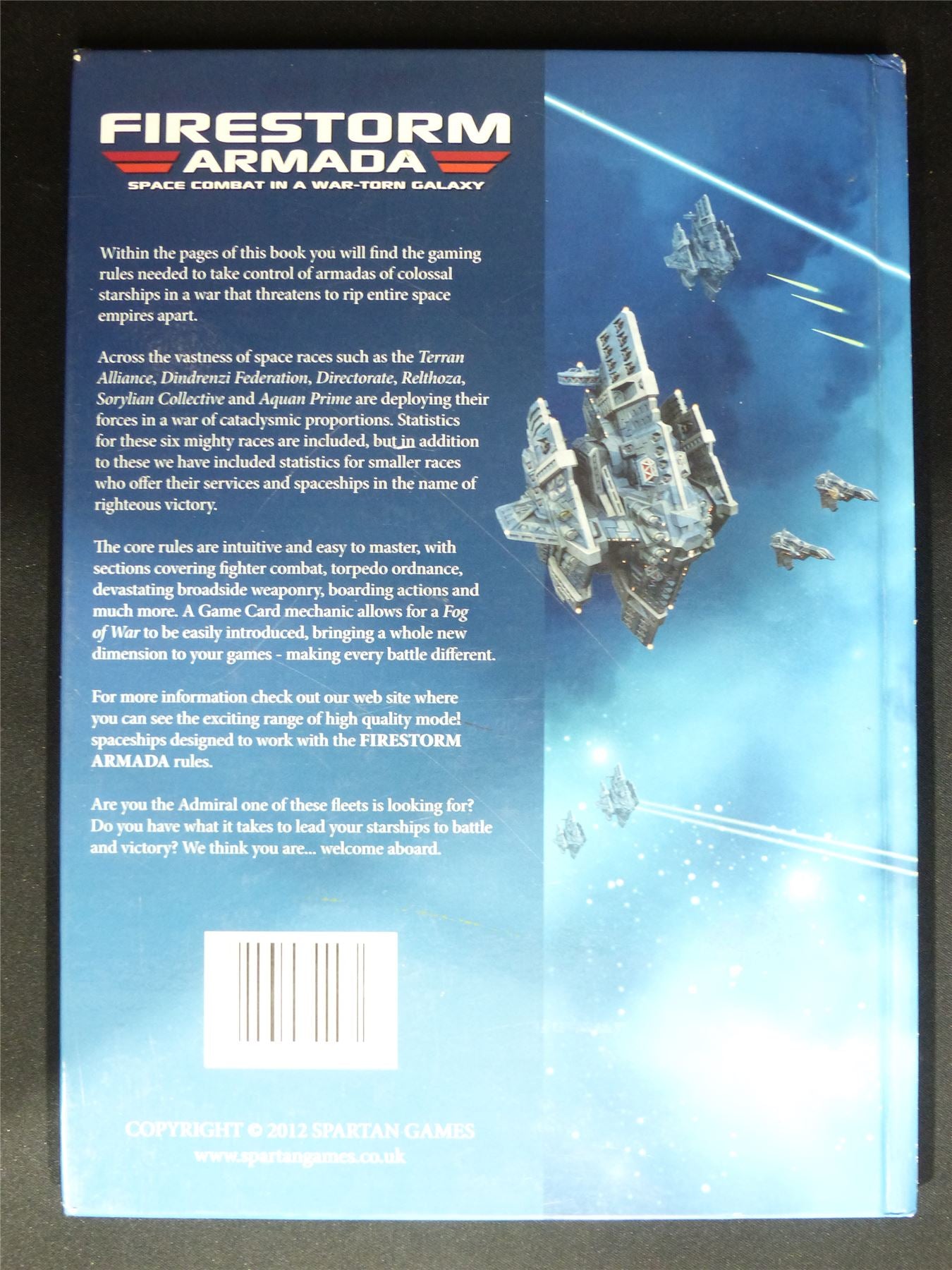 Firestorm Armada - Miniatures Rulebook Hardback #1WP