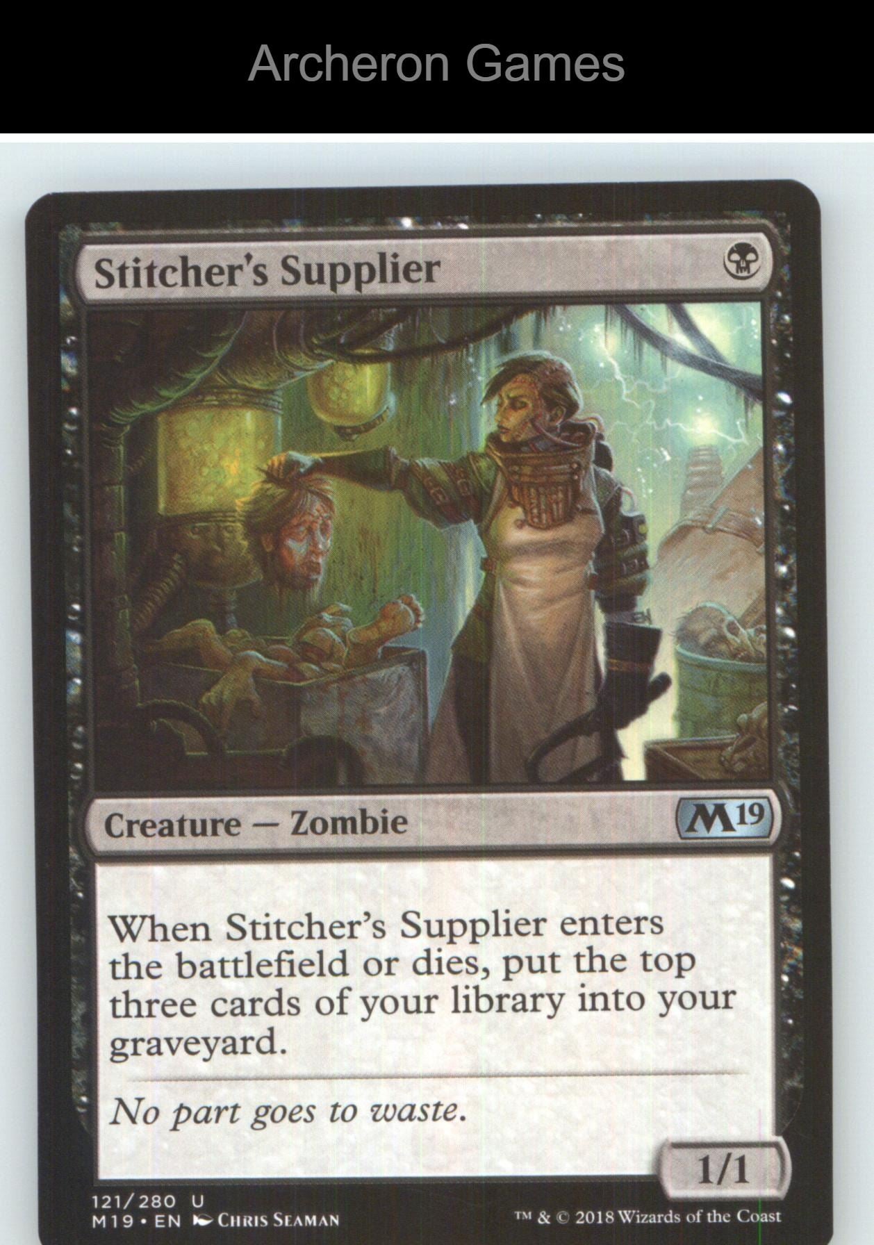 Stitcher's Supplier M19 121 UC MTG Card NM/EX+
