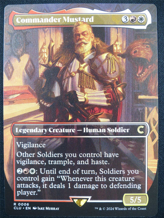 Commander Mustard Borderless - CLU - Mtg Card #5YU