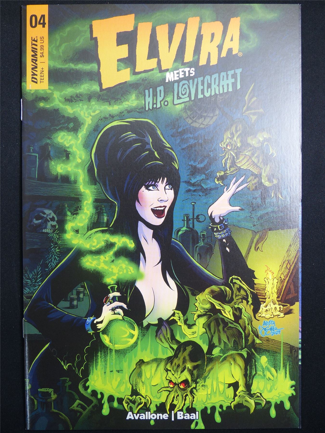 ELVIRA Meets H.P. Lovecraft #4 Cvr A - Dynamite Comic #4R3