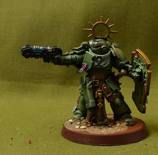 Lieutenant with Storm Shield painted - Raptors - Warhammer 40K #WF