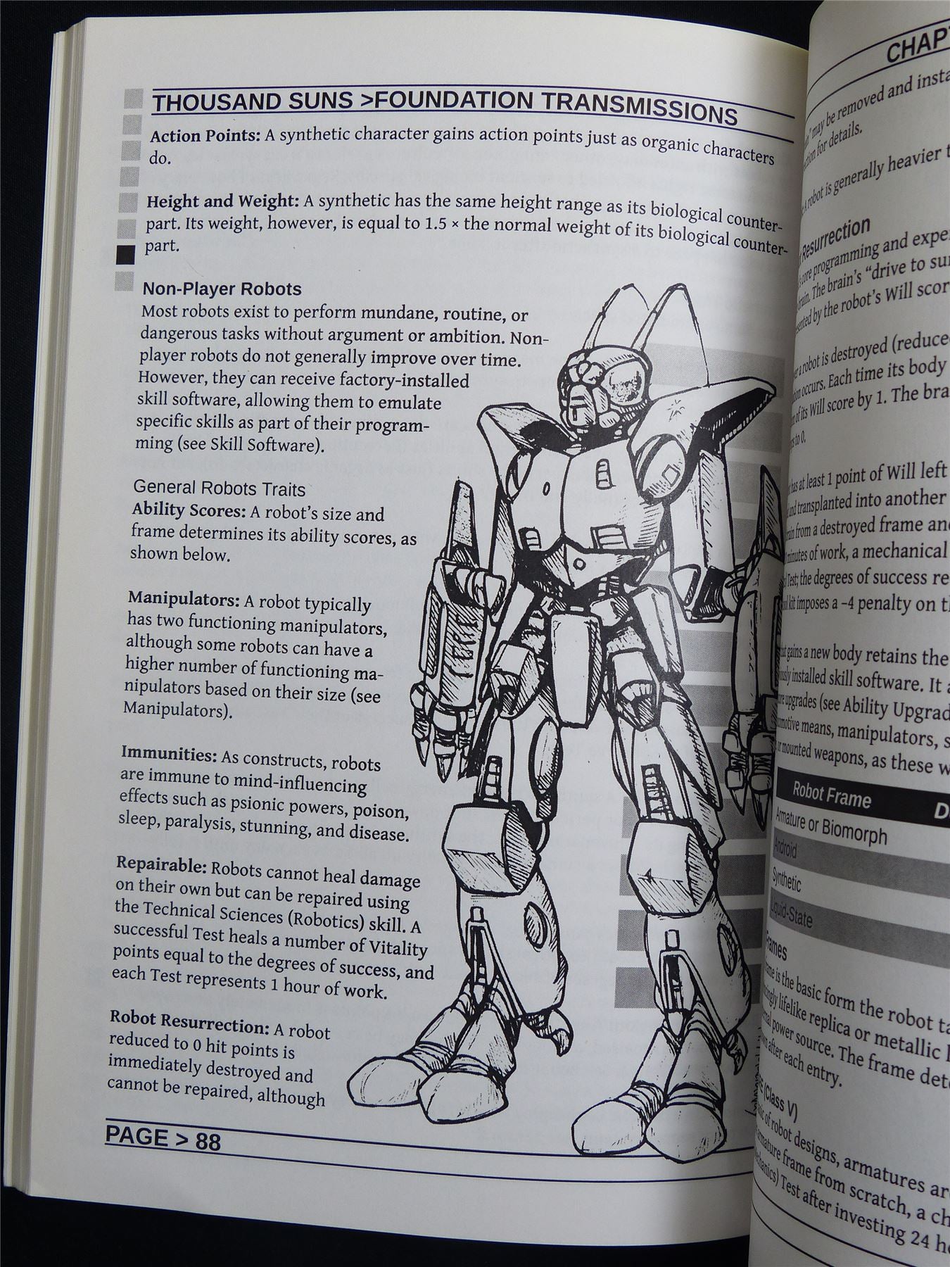 Thousand Suns :Foundation Transmissions - Rogue Games Book Softback #2VW