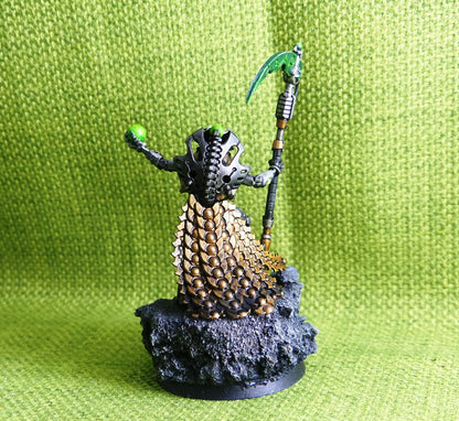 Necrons - Overlord with Warscythe Painted - Warhammer AoS 40k #C0