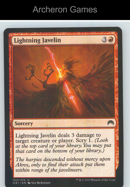 Lightning Javelin ORI 153 C MTG Card NM/EX+