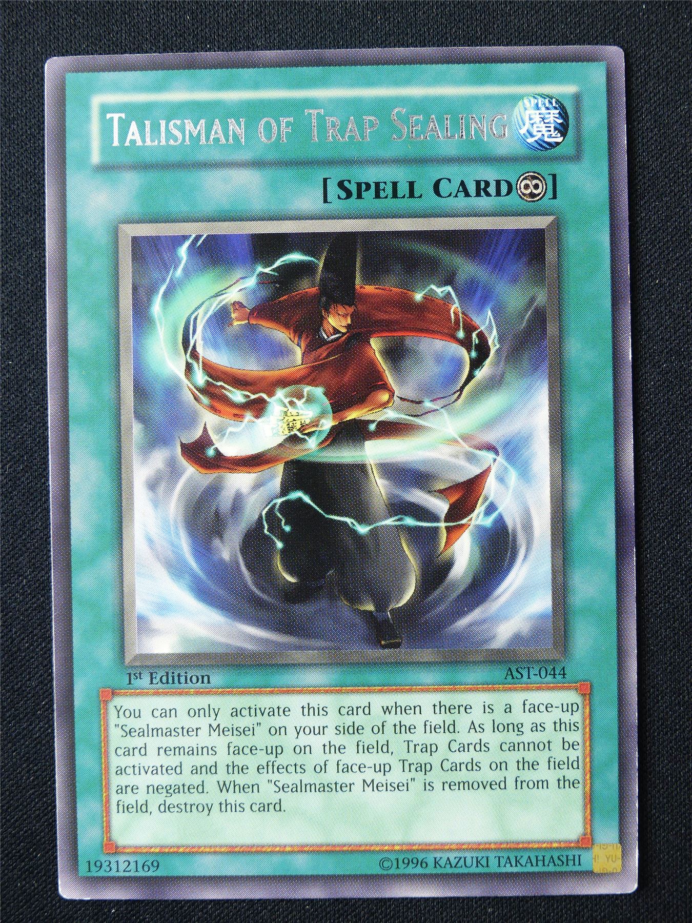 Talisman of Trap Sealing AST Rare - 1st ed Yugioh Card #7X