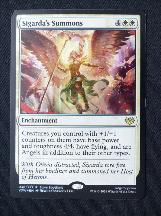 Sigarda's Summons Foil - VOW - Mtg Card #7BW