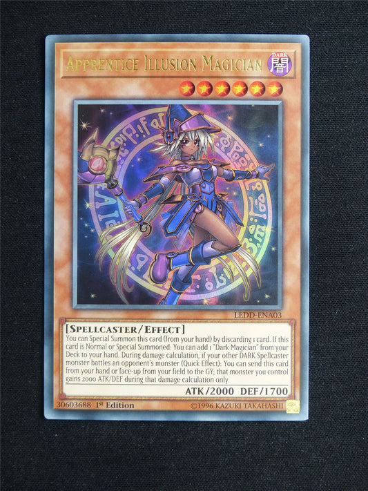 Apprentice Illusion Magician LEDD Ultra Rare - 1st ed Yugioh Card #22B