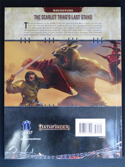 Pathfinder 2nd Ed: Against the Scarlet Traid - Roleplay Softback #476