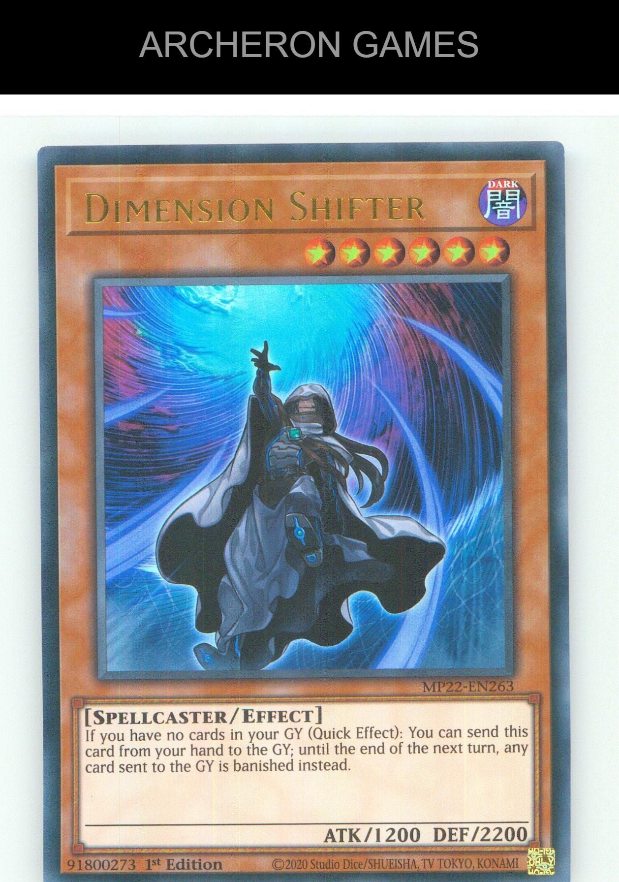 Dimension Shifter UR YUGIOH Card 1st Edition