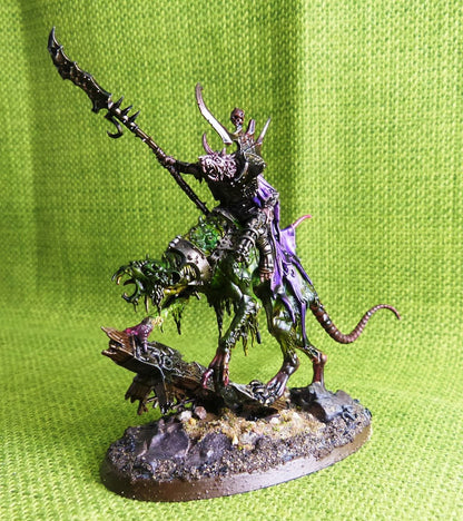 Skaven - Clawlord on Gnawbeast Painted - Warhammer AoS 40k #IA