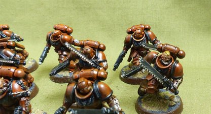 Assault Intercessor Squad painted - Space Marines - Warhammer 40K #1QW