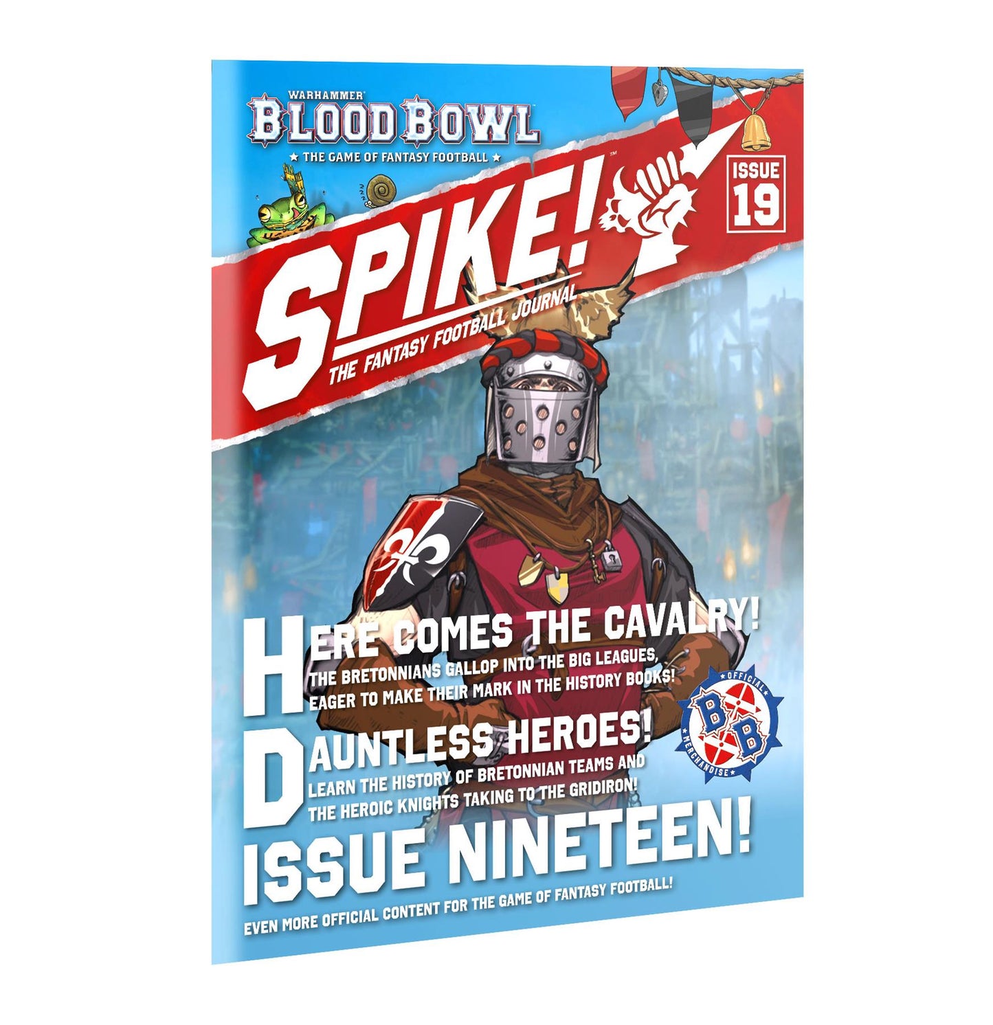 Spike! Issue 19 - Bretonnian - Warhammer: Blood Bowl - Available from 15/11/2025