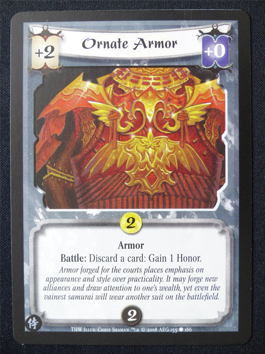 Ornate Armor - THW - Legend of the Five Rings L5R Card #X7