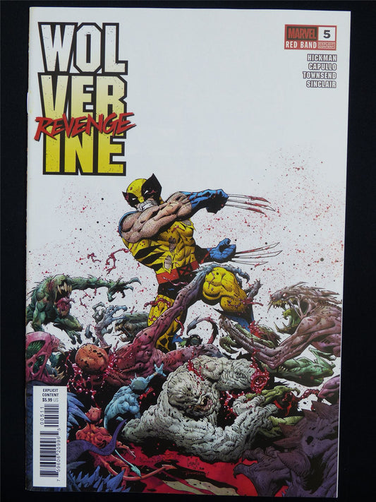WOLVERINE: Revenge #5 Red Band - Marvel Comic #2UG