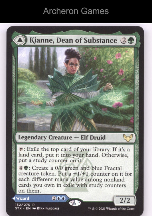Kianne, Dean of Substance 152 R MTG Card Strixhaven: School of Mages