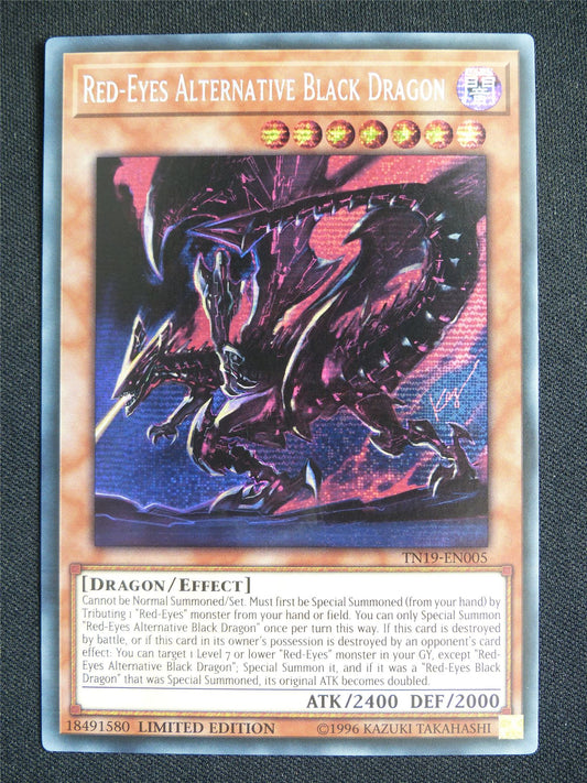 Red-Eyes Alternative Black Dragon TN19 Secret Rare - lim ed Yugioh Card #4ZU