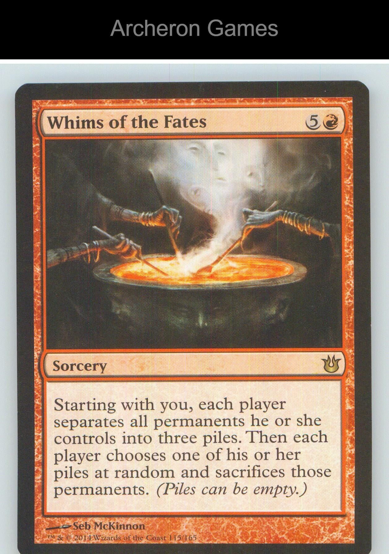 Whims of the Fates BNG 115 R MTG Card NM/EX+