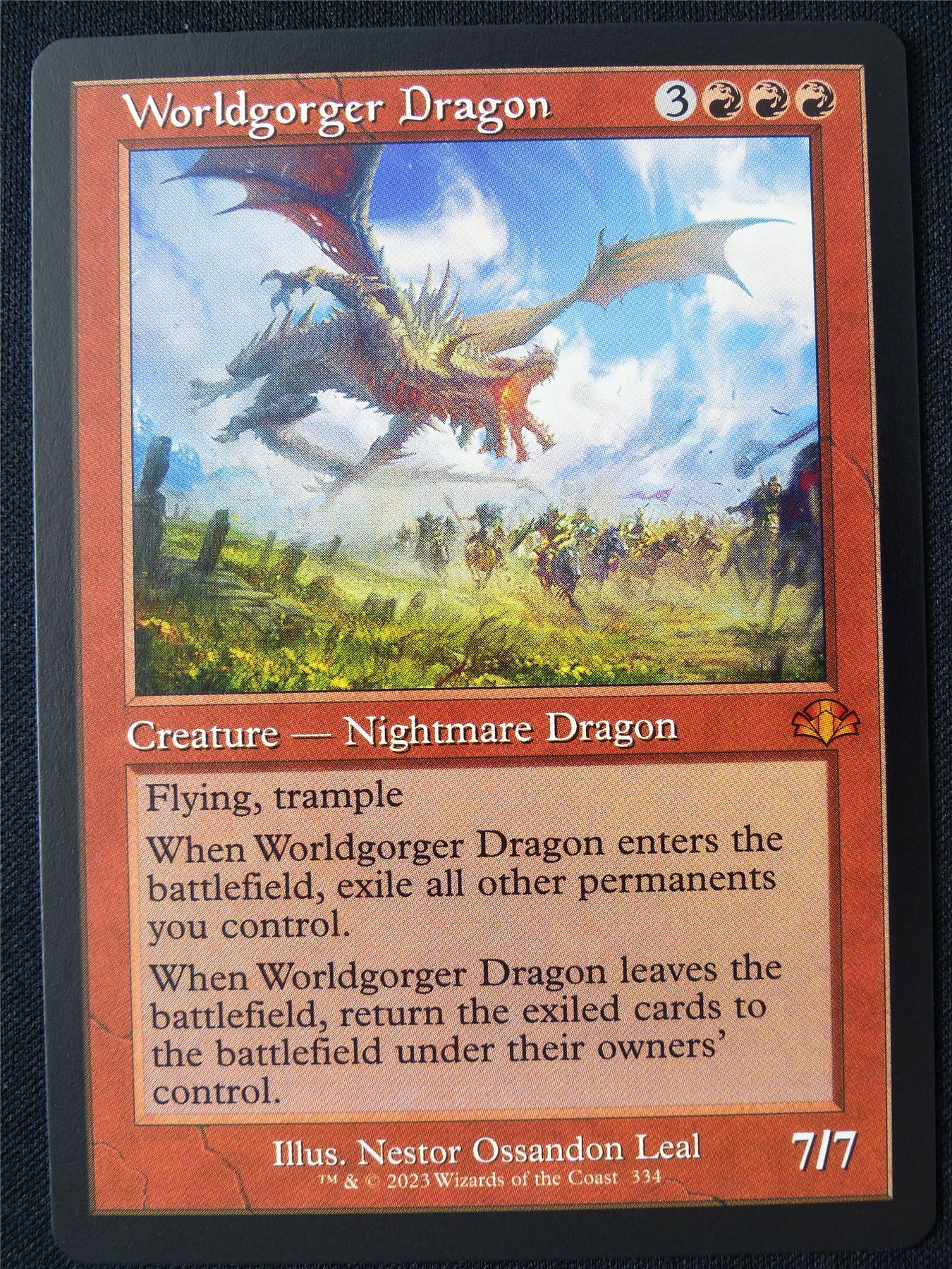 Worldgorger Dragon Retro - DMR - Mtg Card #1N6