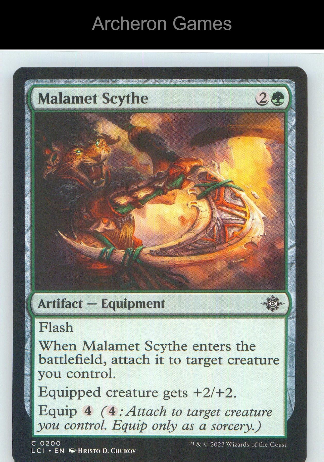 Malamet Scythe LCI 200 C MTG Card NM/EX+