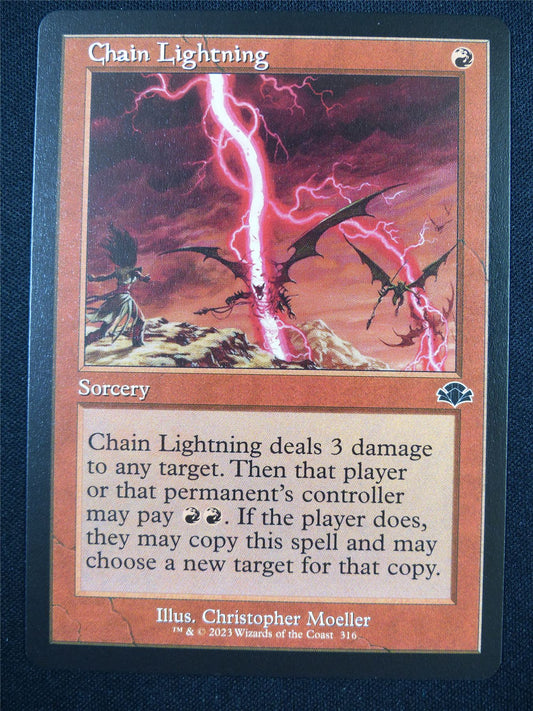 Chain Lightning Retro - DMR - Mtg Card #2J4